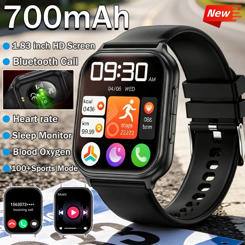 LIGE Reloj Inteligente 700mAh Oxígeno en Sangre