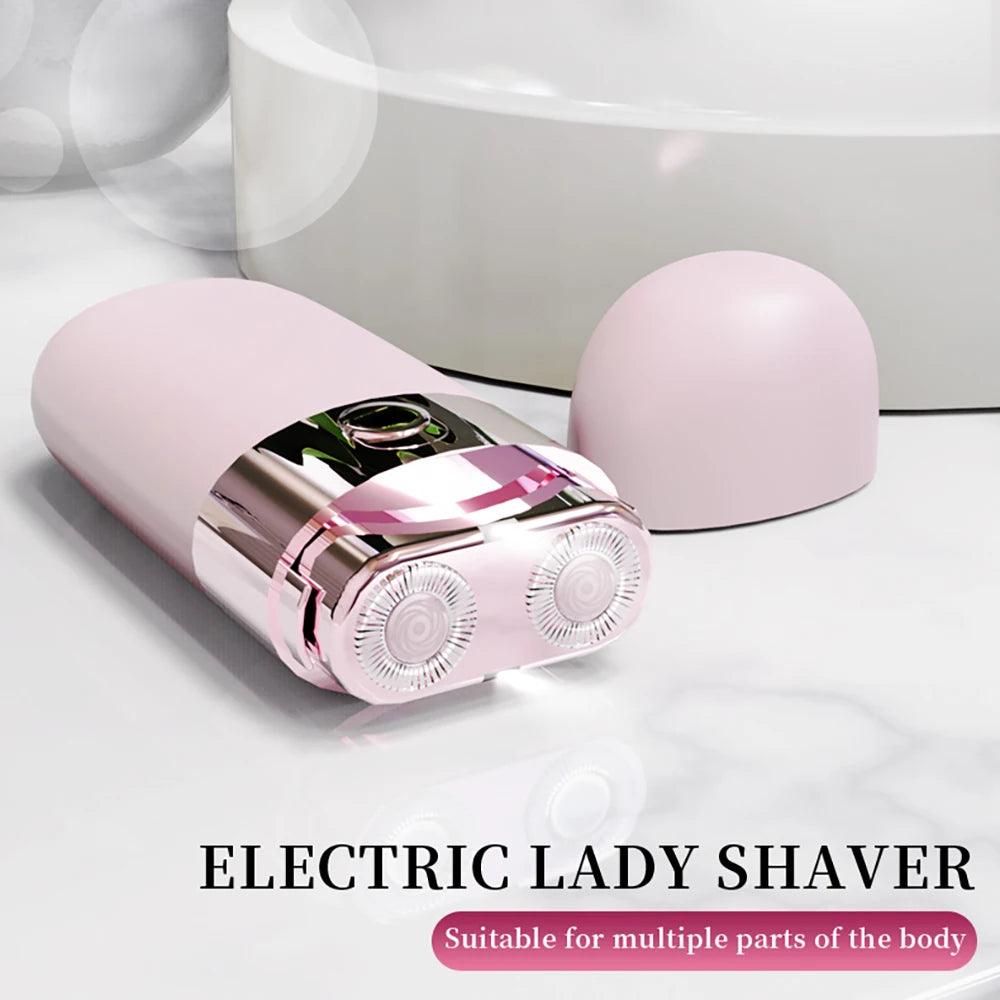 Mini Afeitadora Eléctrica Portátil para Mujer, Bikini y Cuerpo