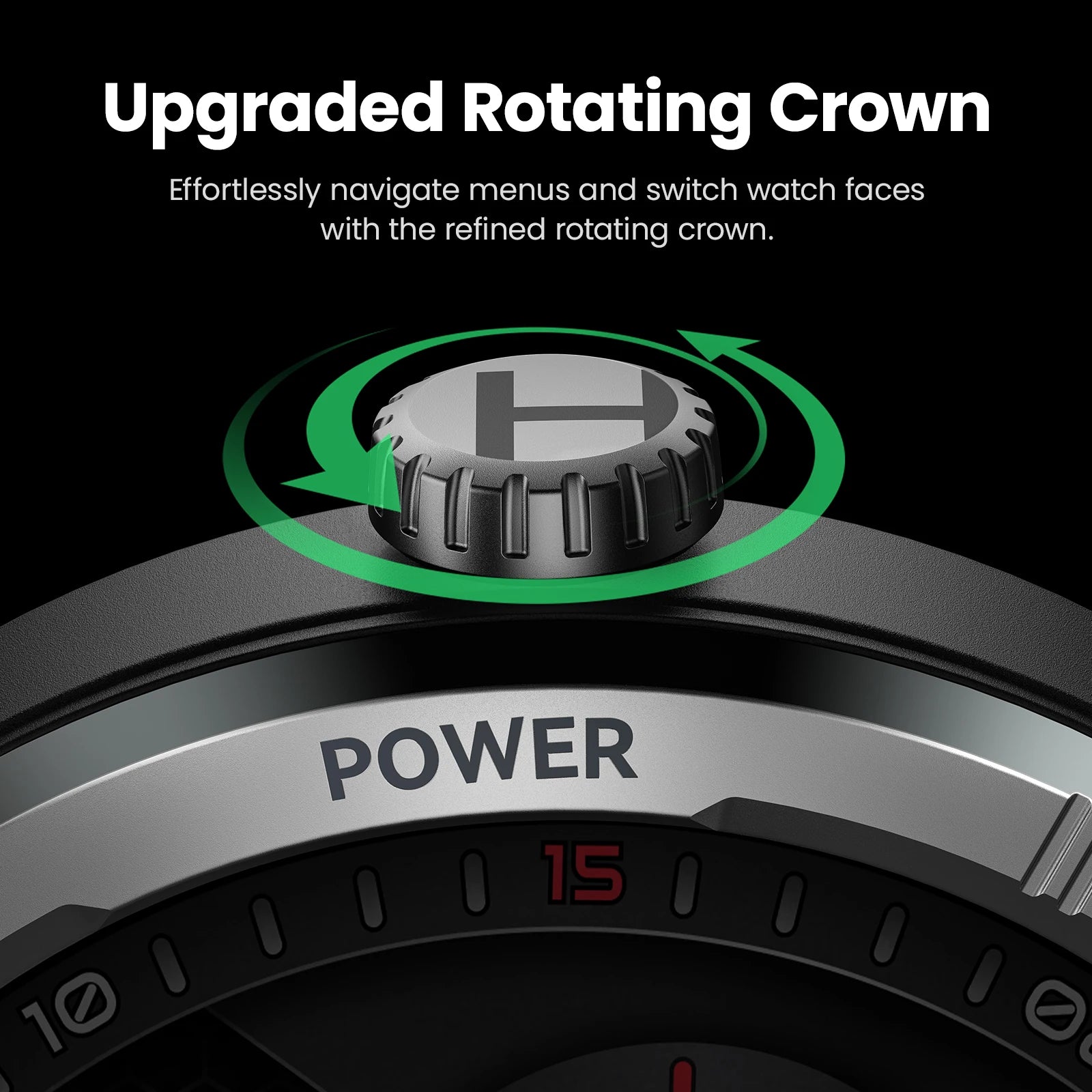 Reloj Inteligente Solar Neo con Pantalla HD, Control de Salud 24H y Llamadas