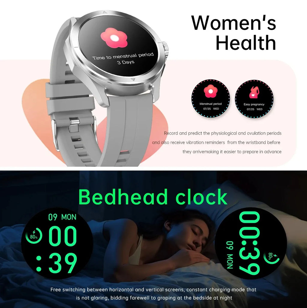 Nuevo para Xiaomi S4 Ultra deportes al aire libre reloj inteligente hombres 1,53 pulgadas AMOLED NFC GPS brújula ritmo cardíaco impermeable BT llamada Smartwatch