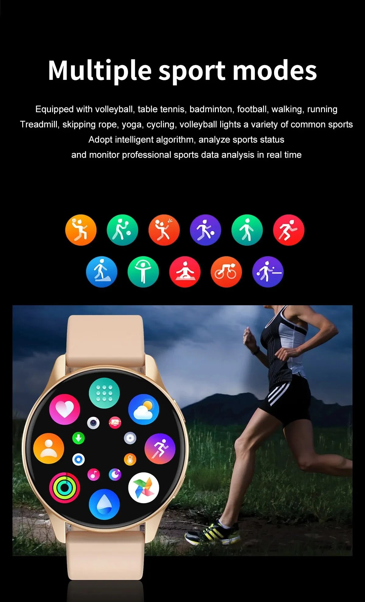 LIGE Reloj Inteligente Global Presión Arterial