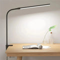 Lámpara de Escritorio LED de Doble Cabezal con Clip, Lámpara de Mesa para Arquitectos, Iluminación para Oficina en Casa, 3 Modos de Color y 10 Niveles de Intensidad, Lámparas de Escritorio con Protección Ocular