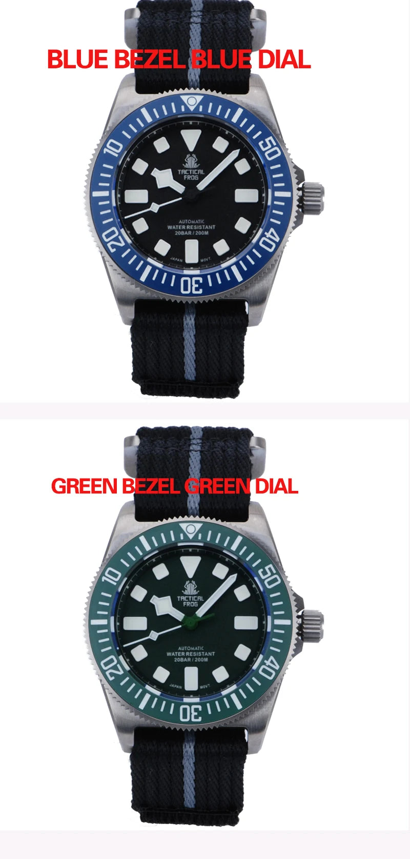Reloj Mecánico Automático HEIMDALLR Titanio Buceo 200M Zafiro NH35