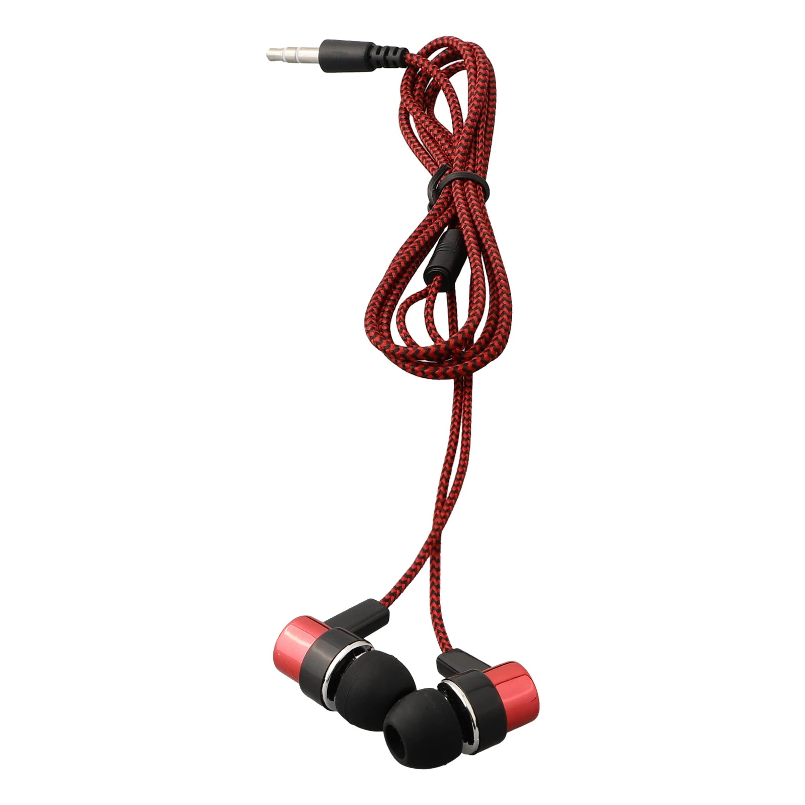 Experimente graves potentes con auriculares internos con cable, auriculares estéreo de 3,5 mm para dispositivos móviles, diseño con aislamiento de ruido