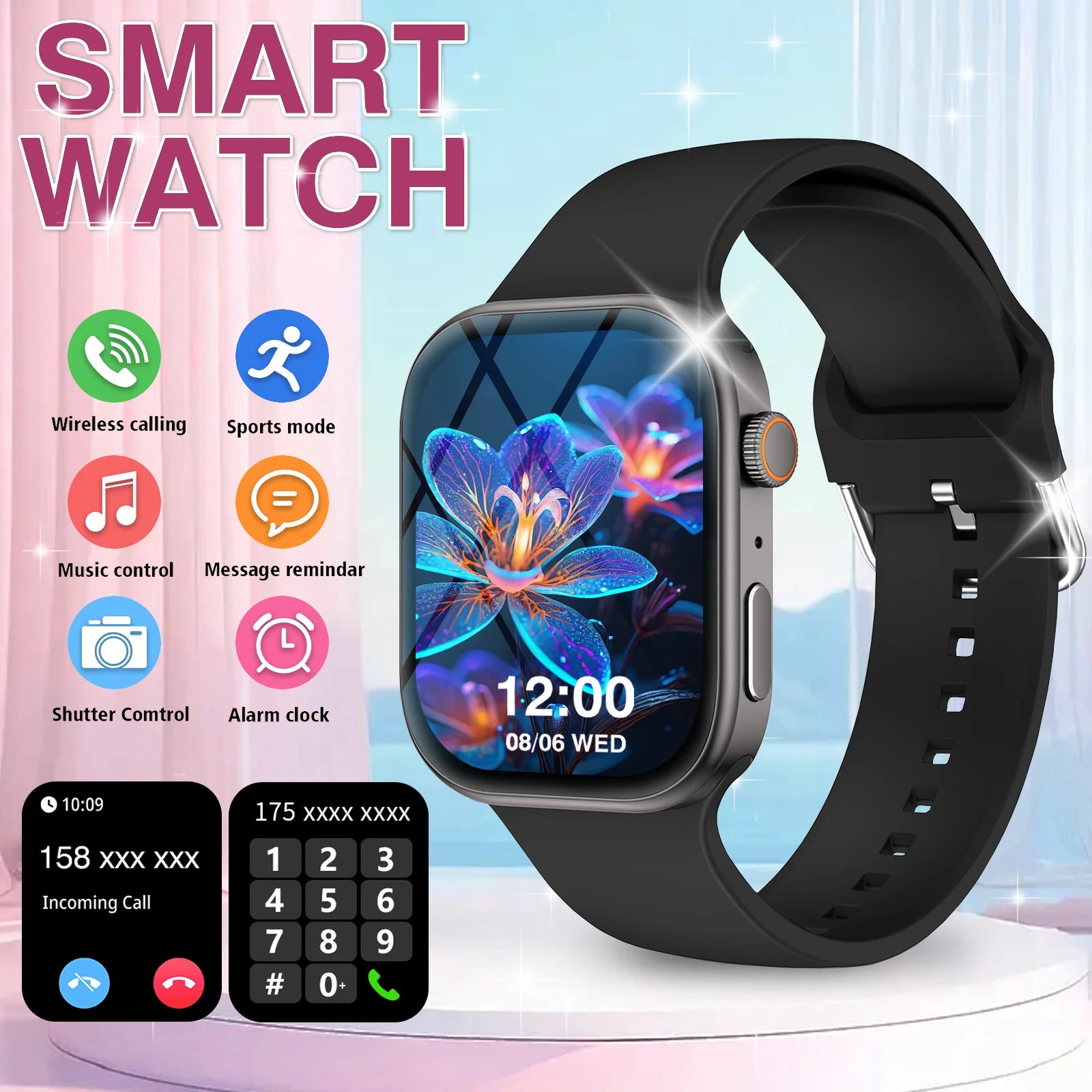 Reloj Inteligente P98 con Llamadas, Modos Deportivos y Recordatorios de Apps