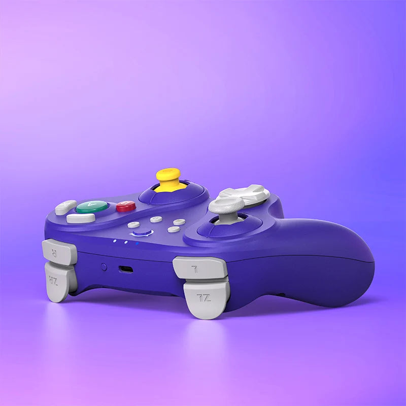Controlador de juego inalámbrico NYXI Warrior Lite morado para Switch 2/PC