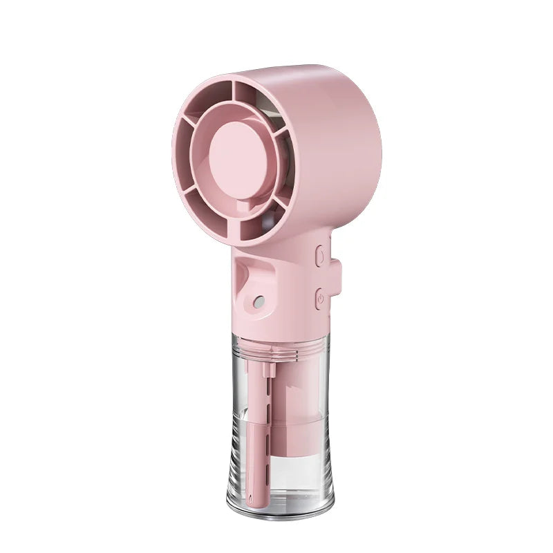 Ventilador de Mano con Rociador de Agua 4 Velocidades