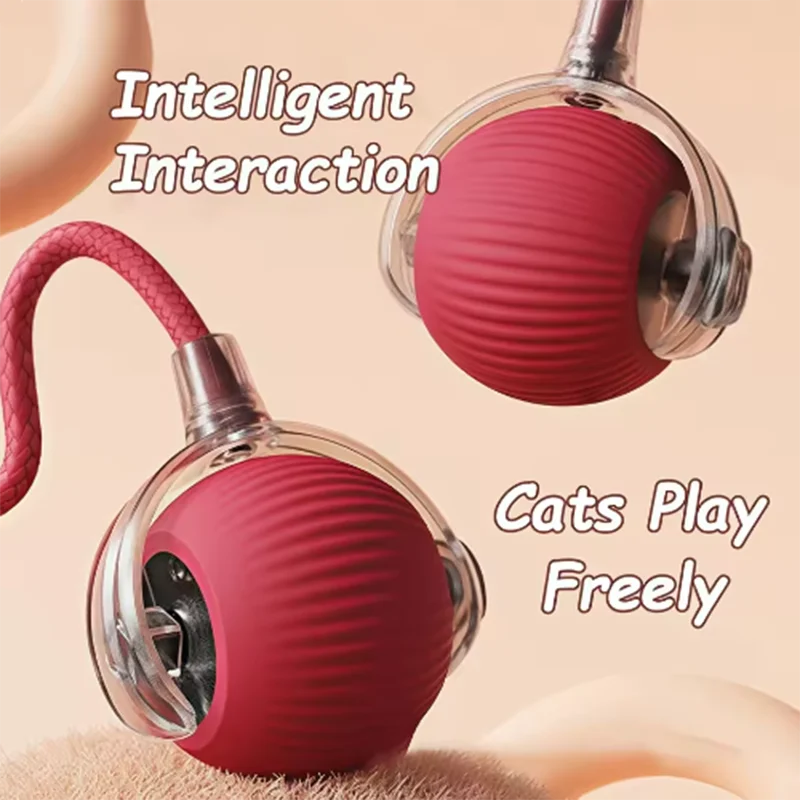 Los juguetes para gatos calientes son bolas para gatos que provocan automáticamente y palillos para gatos autoexcitantes y juguetes para mascotas resistentes al desgaste y a morderse