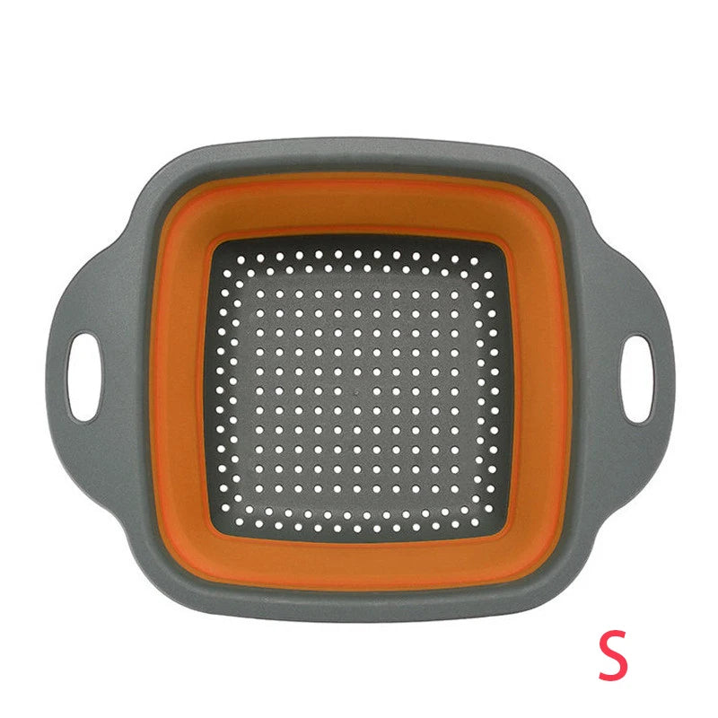 Colador Plegable de Silicona para Verduras y Frutas