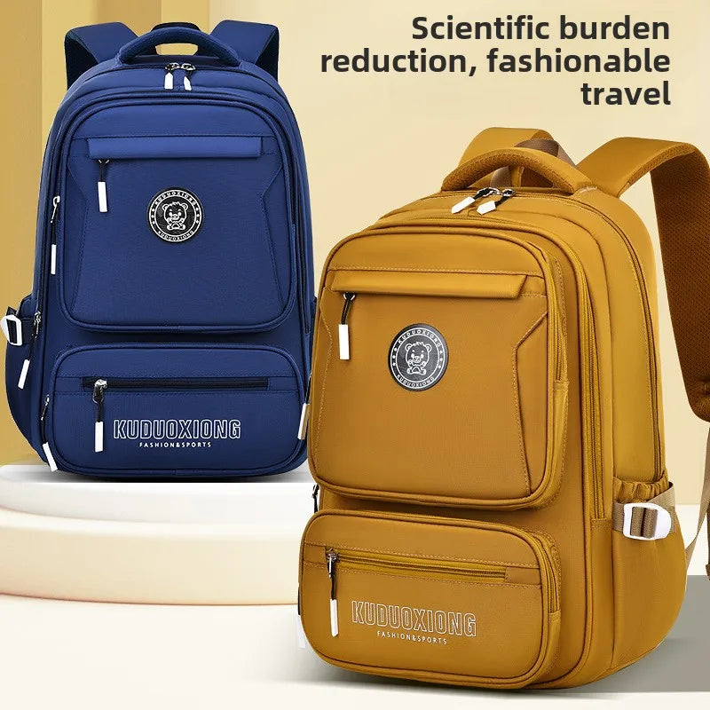 Mochila de escuela secundaria primaria, mochilas escolares para adolescentes, mochila para estudiantes de secundaria, mochila de viaje deportiva de gran capacidad para hombre