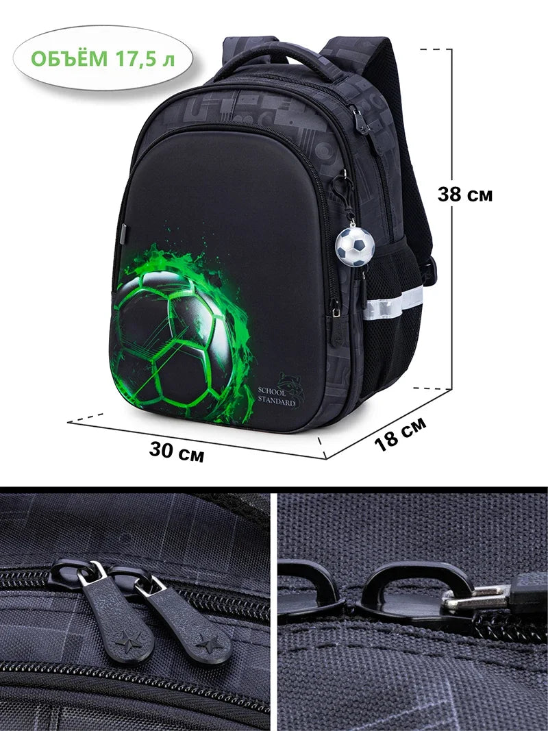 Mochilas escolares de dibujos animados para niños, mochila ortopédica para niños de 1 a 2 grados, mochilas escolares para estudiantes, nueva marca rusa