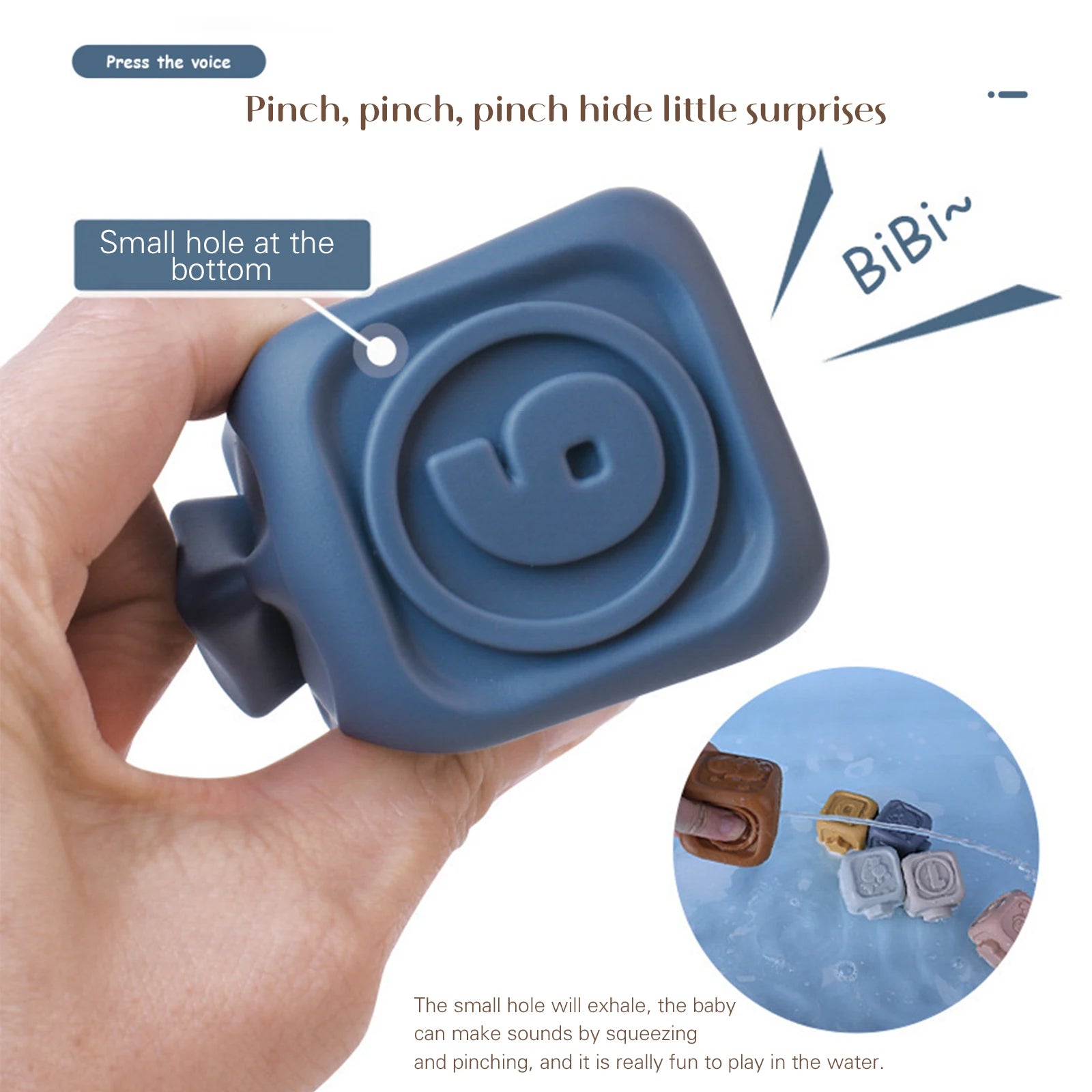 Bloques de Construcción Montessori de Silicona para Bebés