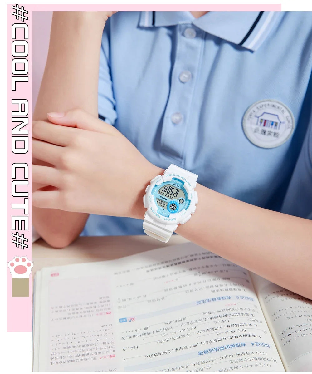Reloj Digital LED SANDA Deportivo para Mujer