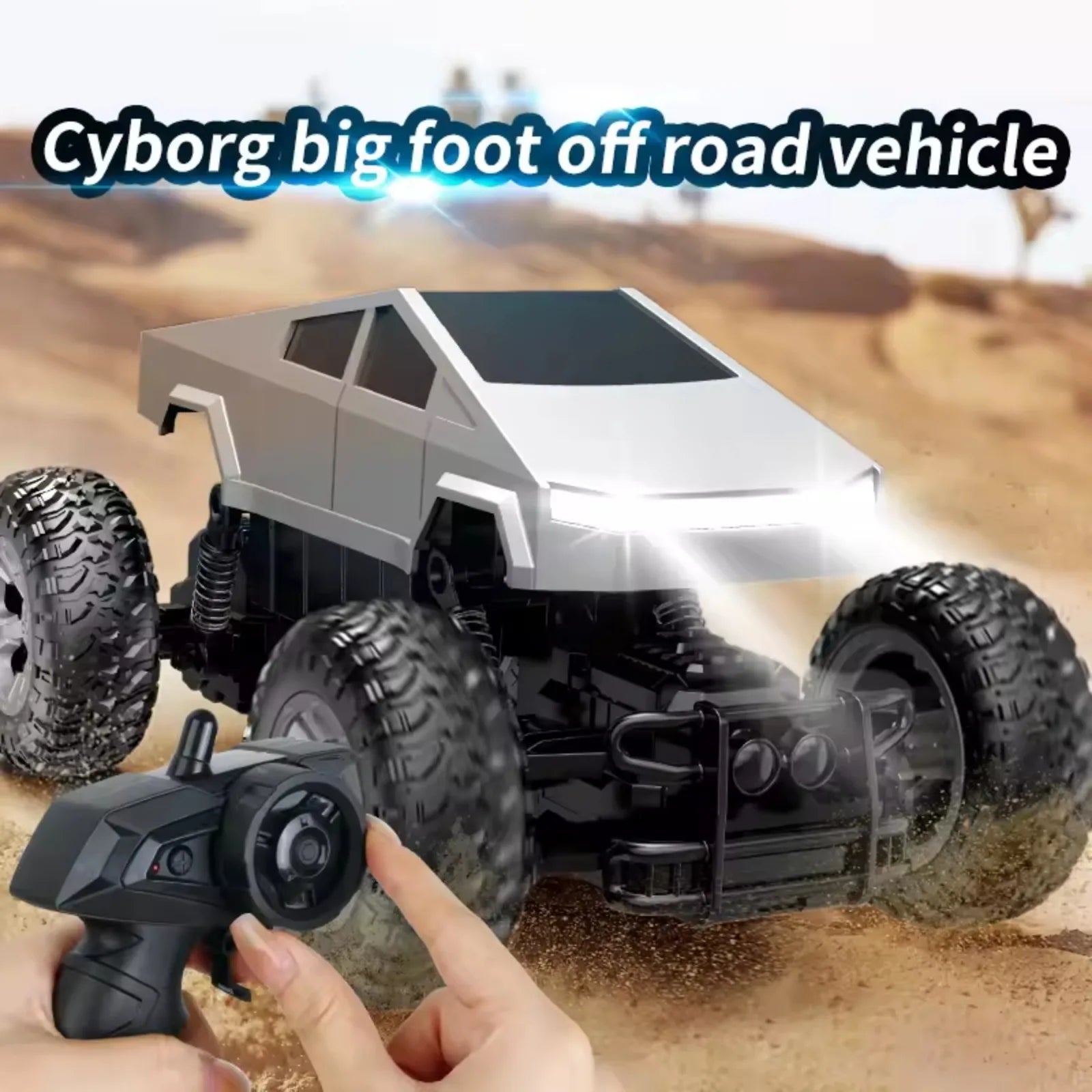 Camión RC Anfibio 4WD 1:16 con Giros 360° y Luces LED