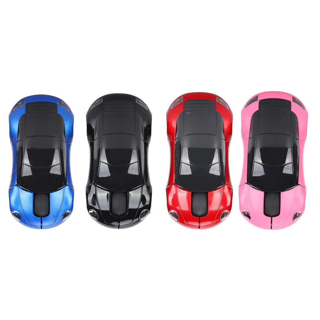 Ratón inalámbrico inteligente en forma de coche, portátil, 2,4G, inalámbrico, con receptor USB, para oficina, ordenador portátil, tableta