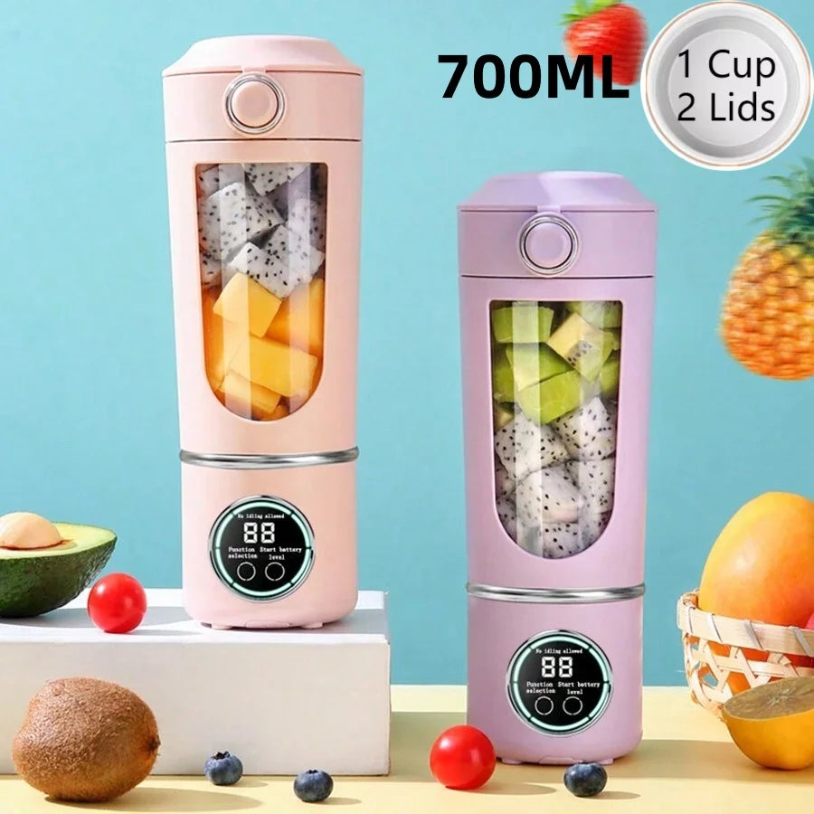 Licuadora Portátil para Batidos 700ml 12 Cuchillas