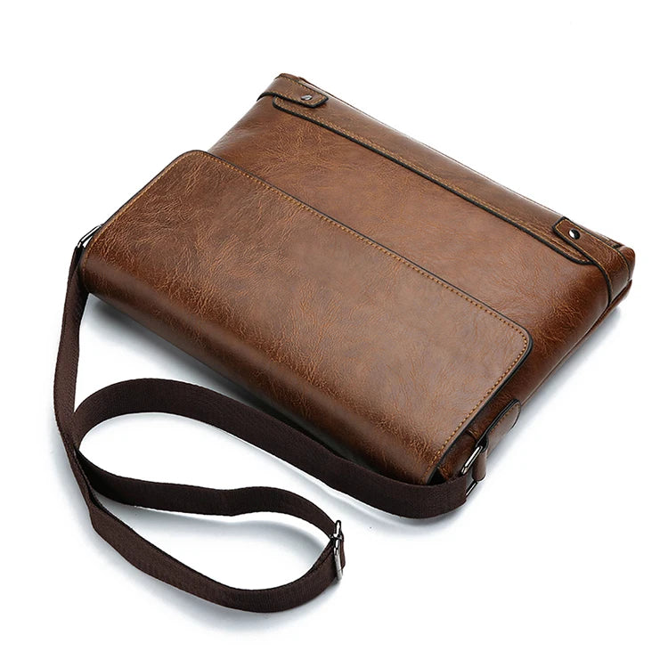 Bolso de Hombro Cruzado para Hombre - Gran Capacidad para Negocios