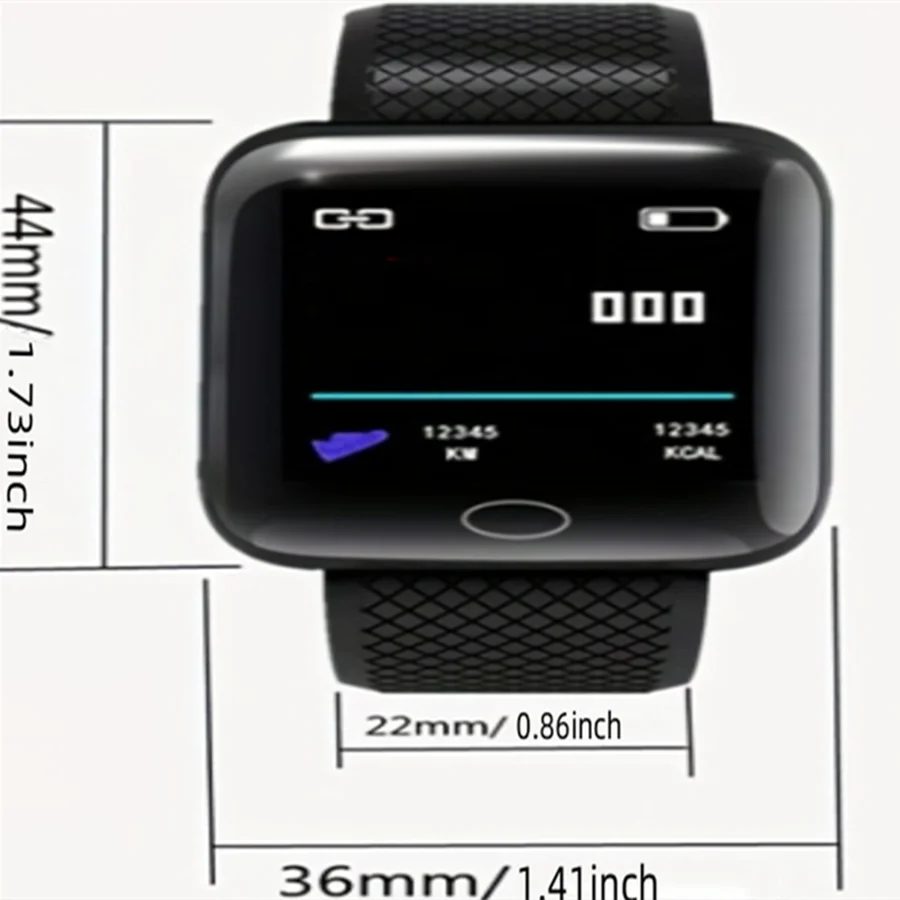 Pulsera Deportiva D13 y 116Plus con Seguimiento de Salud y Notificaciones