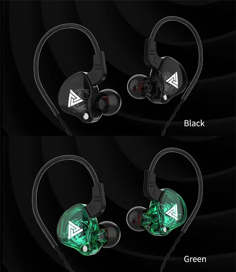 Auriculares intrauditivos originales QKZ AK6, auriculares con 6 unidades de controlador dinámico y micrófono, auriculares estéreo deportivos HIFI con subwoofer, auriculares de monitorización