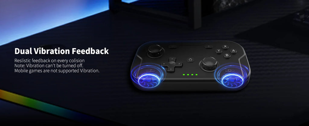 AceGamer-controlador de juego de bolsillo, Joysticks Hall portátiles, mando Bluetooth de 1000Hz para Switch/Switch2/Android/iOS/PC/Steamdeck
