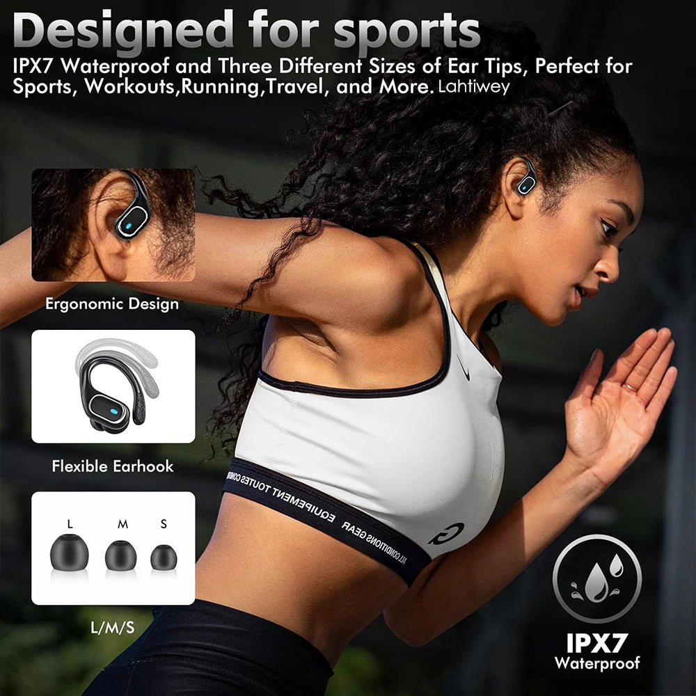 Auriculares TWS IPX7 Deportivos Bluetooth 80h