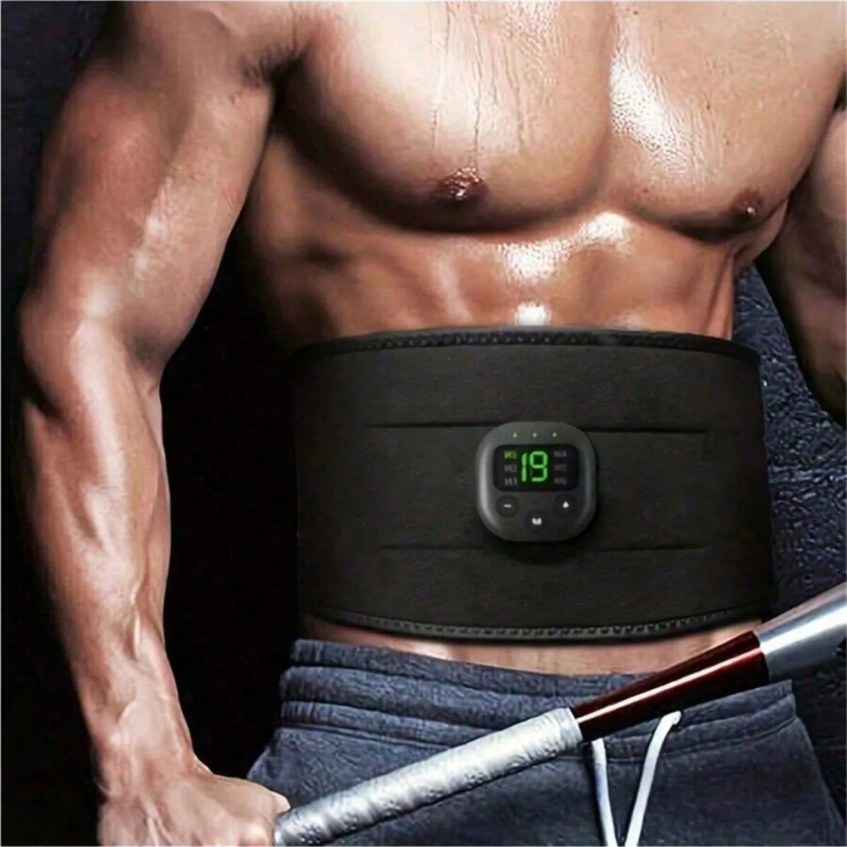 Cinturón Masajeador Eléctrico USB para Cintura y Cuerpo