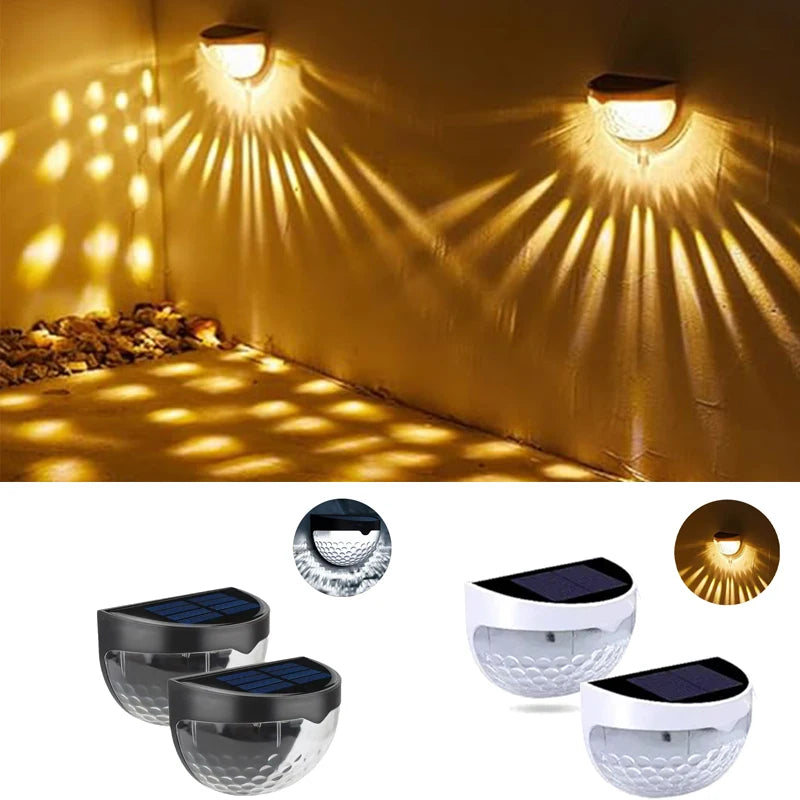 Luces Solares LED de Pared Exterior para Jardín Valla y Escaleras