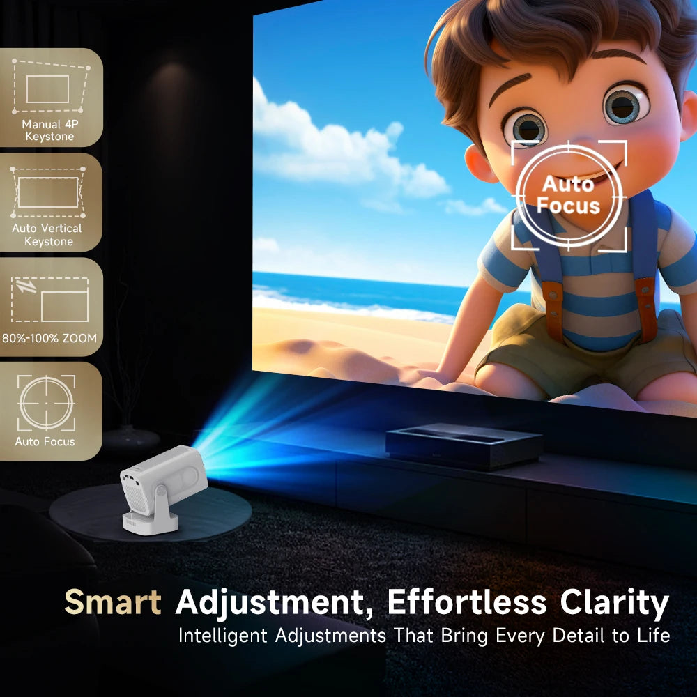 Proyector Magcubic HY310 con enfoque automático, 4K nativo y Android 11
