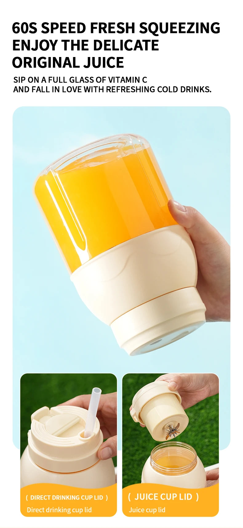 Máquina Eléctrica para Jugos de Frutas con Separación de Pulpa