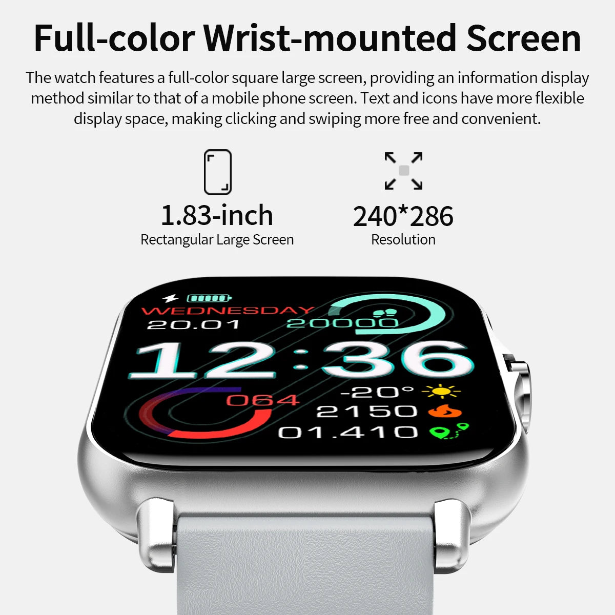 SIMSONLAB Reloj Inteligente Fitness Tracker