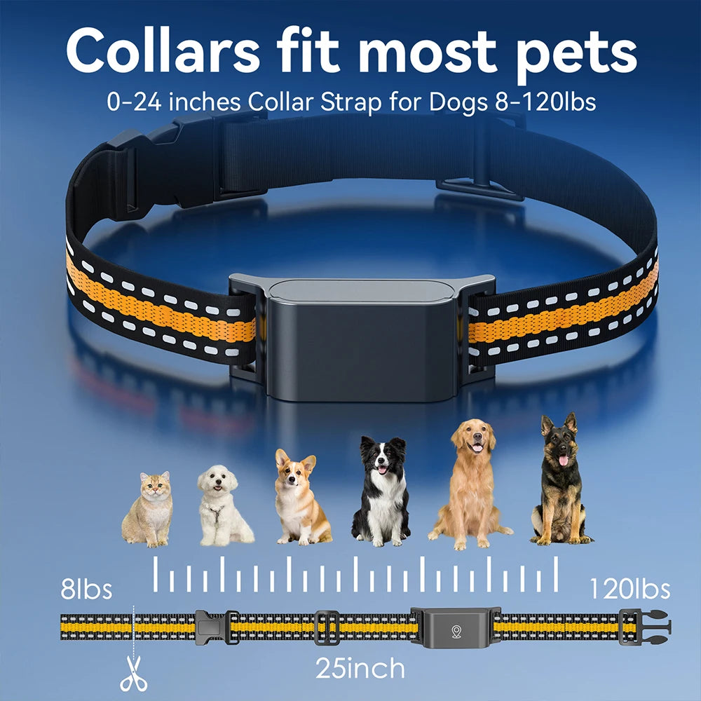 Collar GPS 4G Inteligente para Mascotas IP67 sin Suscripción