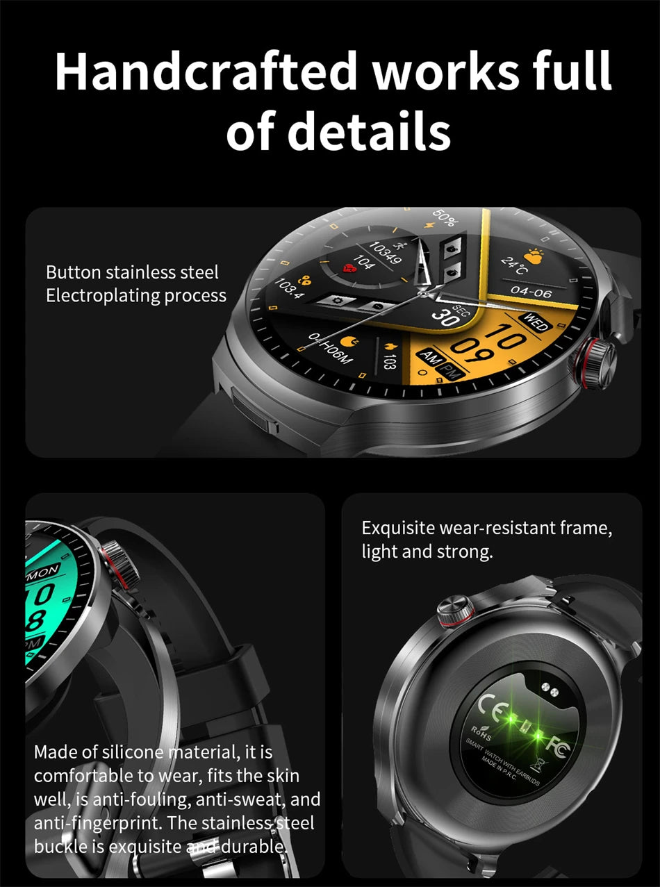 Reloj Inteligente LIGE TWS 2 en 1 con Auriculares