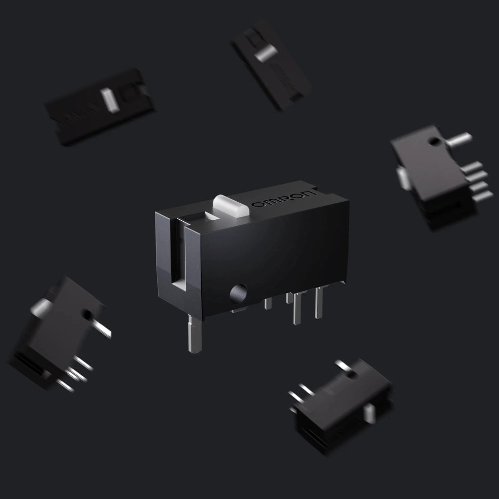MCHOSE K7-ratón Ultra inalámbrico para juegos PAW3950, doble tasa de orollamiento de 8K, base de carga inalámbrica magnética ligera, para deportes y oficina