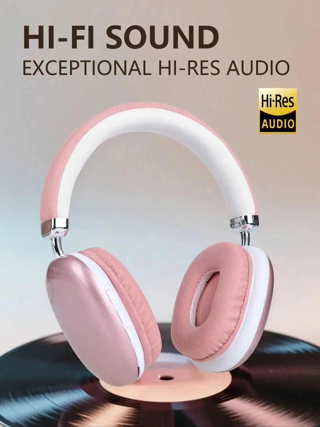 B40 Rosa Auriculares Over-Ear Bluetooth 5.3 HiFi