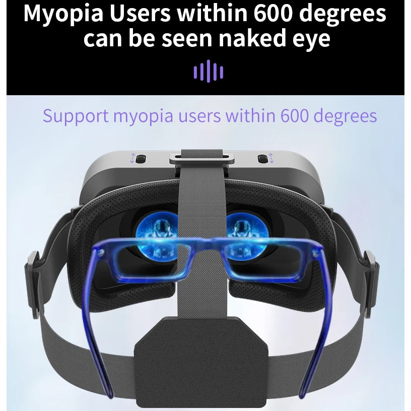 Gafas VR 3D Viar para teléfono, auriculares de realidad Virtual, dispositivos para casco, lentes inteligentes, gafas para teléfonos inteligentes, juego móvil Hedset