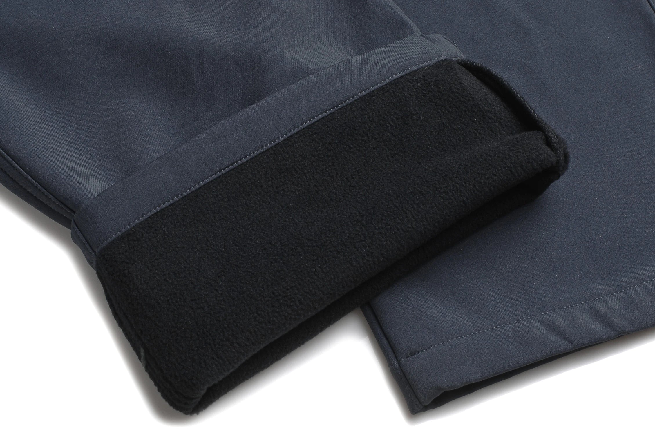 Pantalones informales de invierno con forro polar para mujer con cinturón, resistentes al viento, resistentes al desgaste, repelentes al agua, con múltiples bolsillos, adecuados para el trabajo diario y actividades al aire