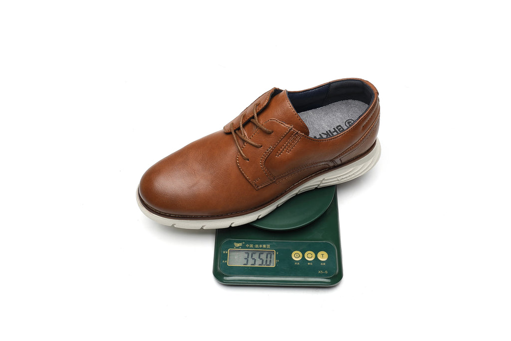 Zapatos Casuales de Cuero para Hombre con Cordones
