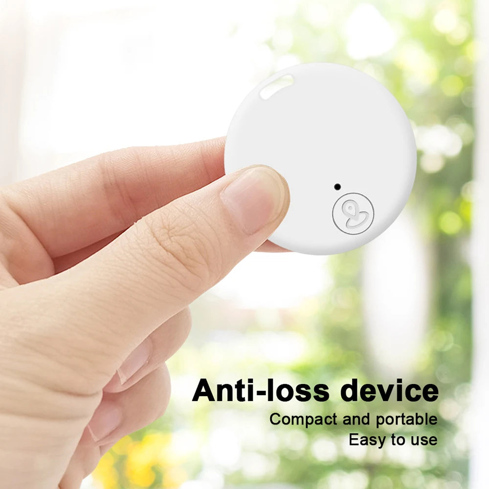 Mini Rastreador Bluetooth Antipérdida para Mascotas, Niños y Billetera