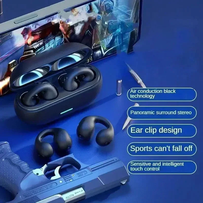 Original T75 conducción ósea auriculares inalámbricos Bluetooth 5,3 auriculares deportivos calidad de sonido HiFi auriculares TWS impermeables