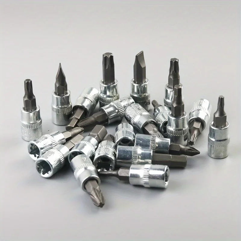 Kit de herramientas de reparación de automóviles/bicicletas, llave dinamométrica de trinquete, llave inglesa, destornillador, juego de enchufes para mecánicos de automóviles, entusiastas del bricolaje, 46 Uds.