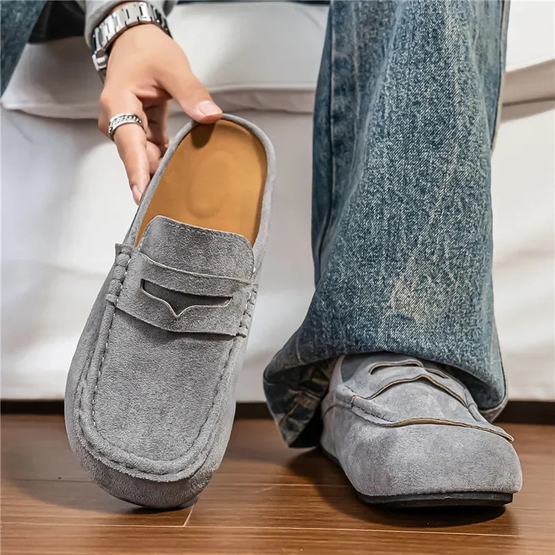 Pantuflas unisex tipo mule antideslizantes para interior y exterior