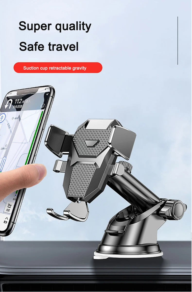 Soporte Universal para Celular en Auto 360° con Ventosa