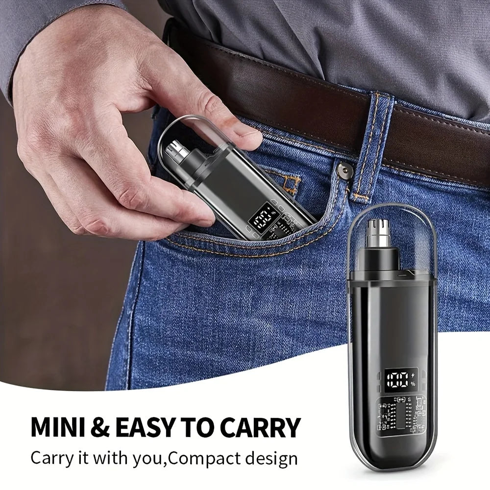 Cortadora de Pelo de Nariz y Oreja USB Portátil
