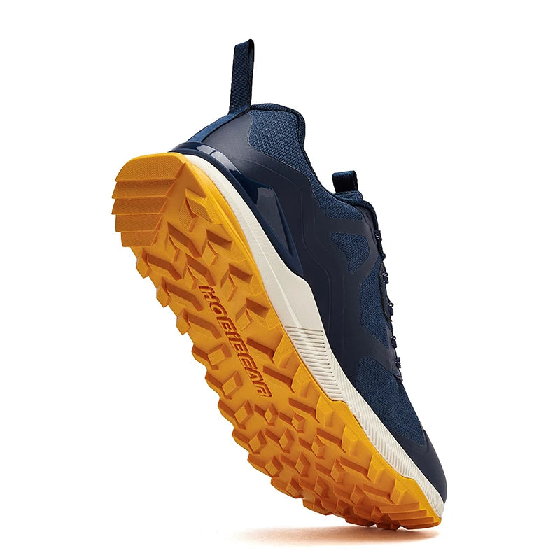 HOBIBEAR Zapatillas de senderismo unisex con cordones Zapatos para caminar Viajes al aire libre Zapatillas de deporte de cuero artificial