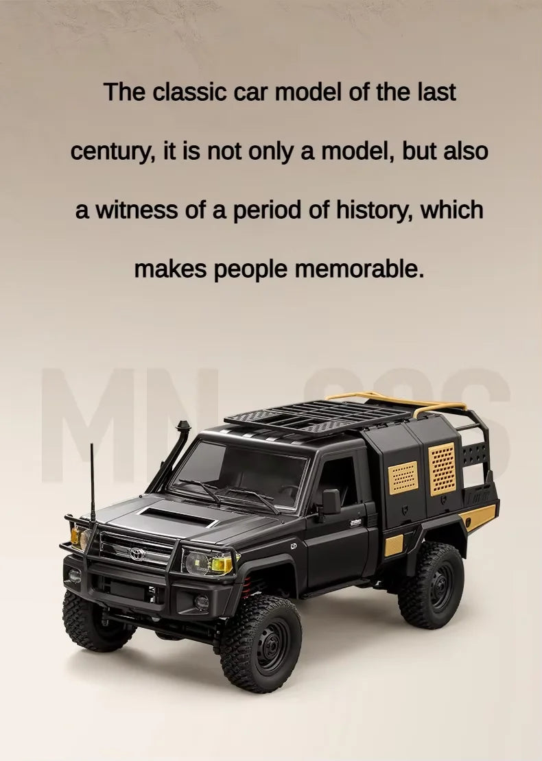 Camioneta RC 1/12 4WD, Simulación LC79, Todoterreno para Escalada