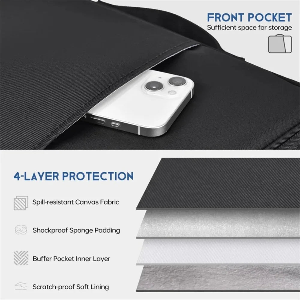 Funda Protectora Impermeable y Resistente a Golpes para Laptop Macbook Air 11 13 Pulgadas con Chip M4 M3 M2, Accesorios para Mac Book