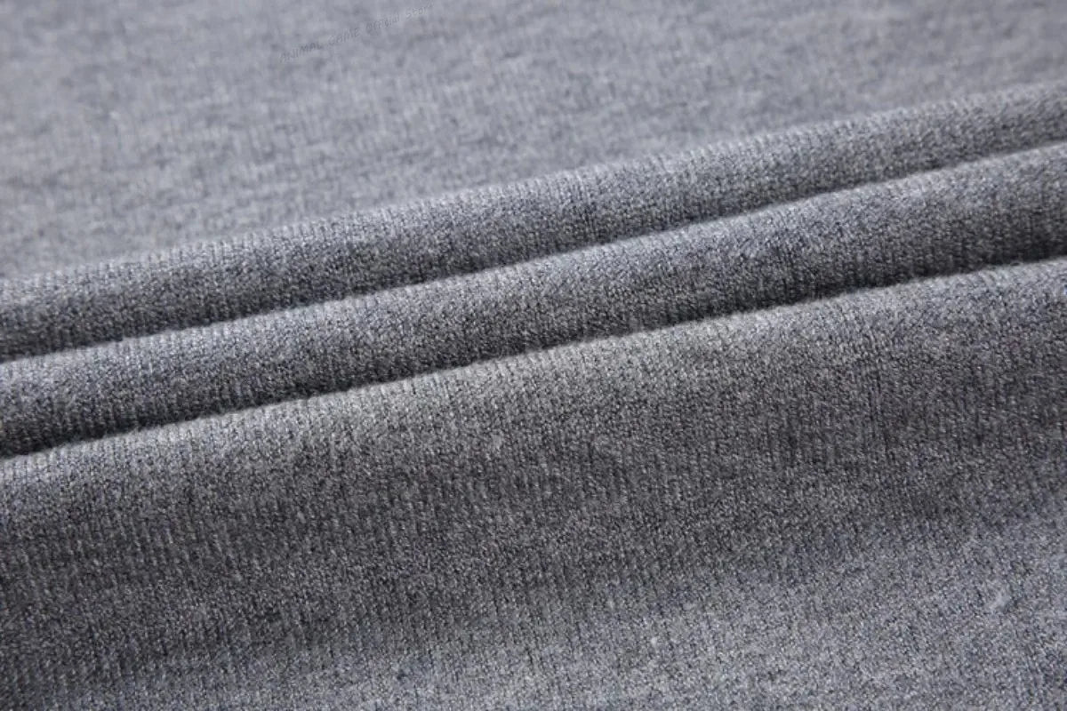 Otoño para hombre de alta calidad de punto suéter de cuello alto ajustado de manga larga anti-pilling jersey Color sólido tendencia hombres Streetwea