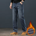 Pantalones Vaqueros de Invierno para Hombre, Terciopelo, Talla Grande 42-44