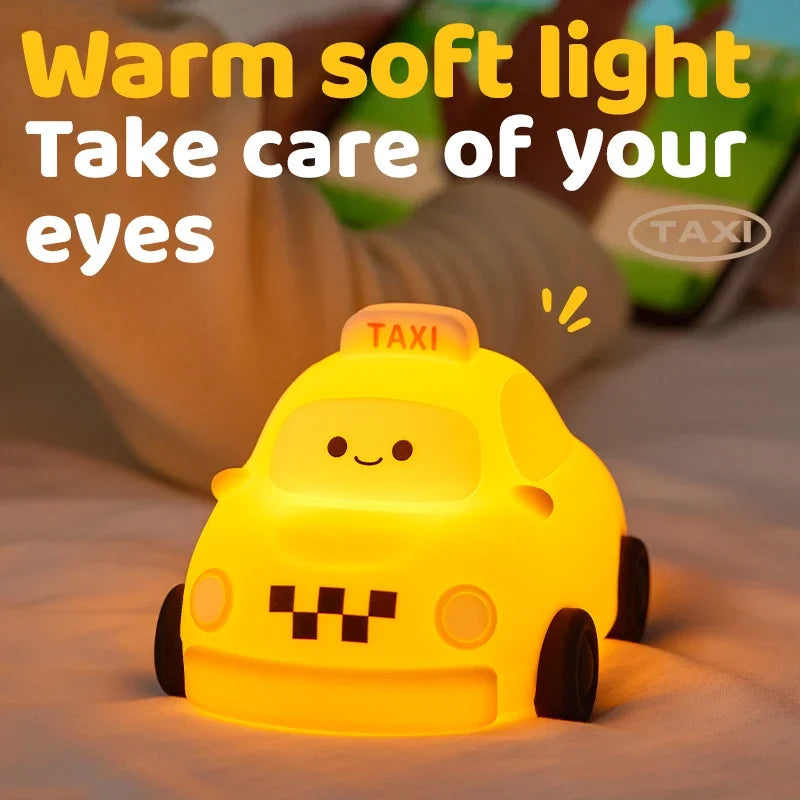 Luz nocturna de silicona suave: lámpara de noche regulable de 3 niveles con control táctil recargable por USB para guardería, niños, bebés y decoración de regalo