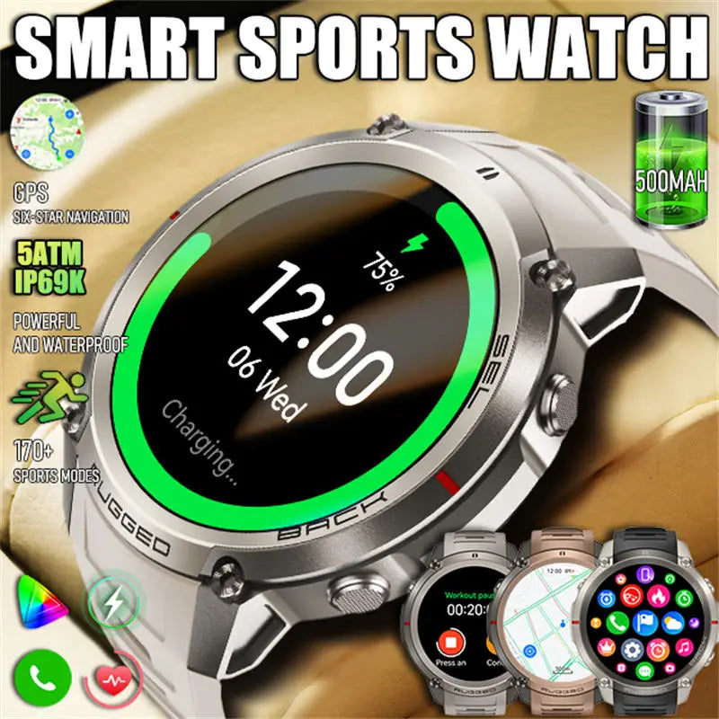 Reloj Inteligente GPS 1.43 Mapa Sin Conexión
